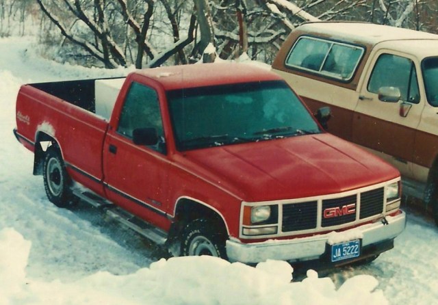 I remember when you shone bright red in the fog and rain, and we went driving.