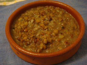 Choosing lentil soup over venison, we traded the freedom and risks of the nomadic life for the security and order of the settled agricultural society.  The hunter in us stubbornly regrets the decision. 