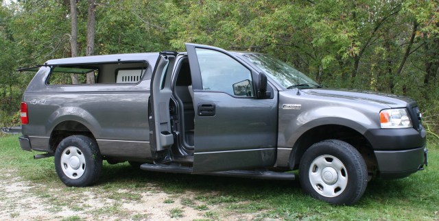 After using a power washing to flush a year's worth of grit and grime out of my old Ford F-150 pickup, a few hours of air-drying was required. 