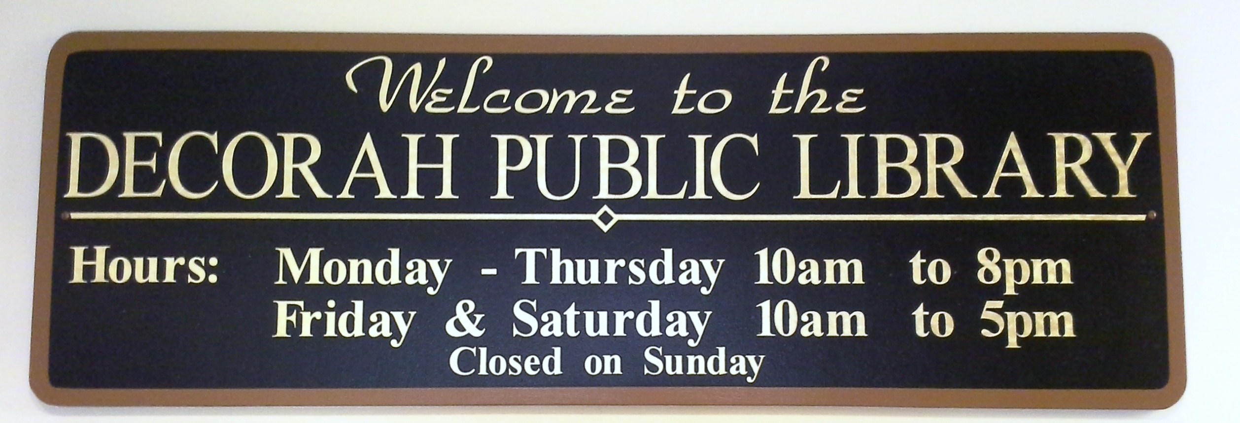 Library Service Nice Sign Library support | Dispatches from a Northern Town
